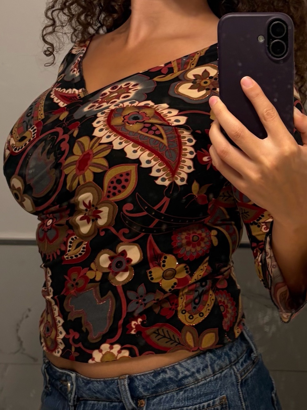 Funky V-Neck Top